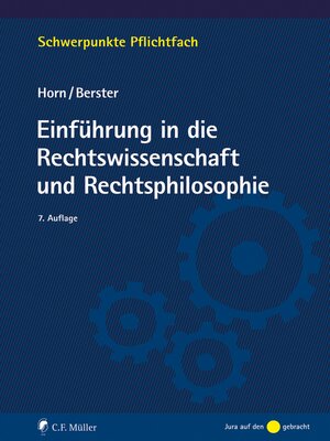cover image of Einführung in die Rechtswissenschaft und Rechtsphilosophie